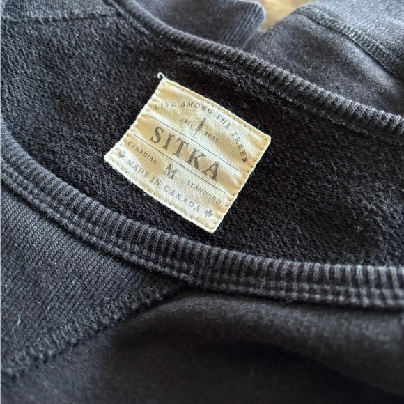 Sitka Vancouver Island Black Pullover Sweater - Picture 4 of 4